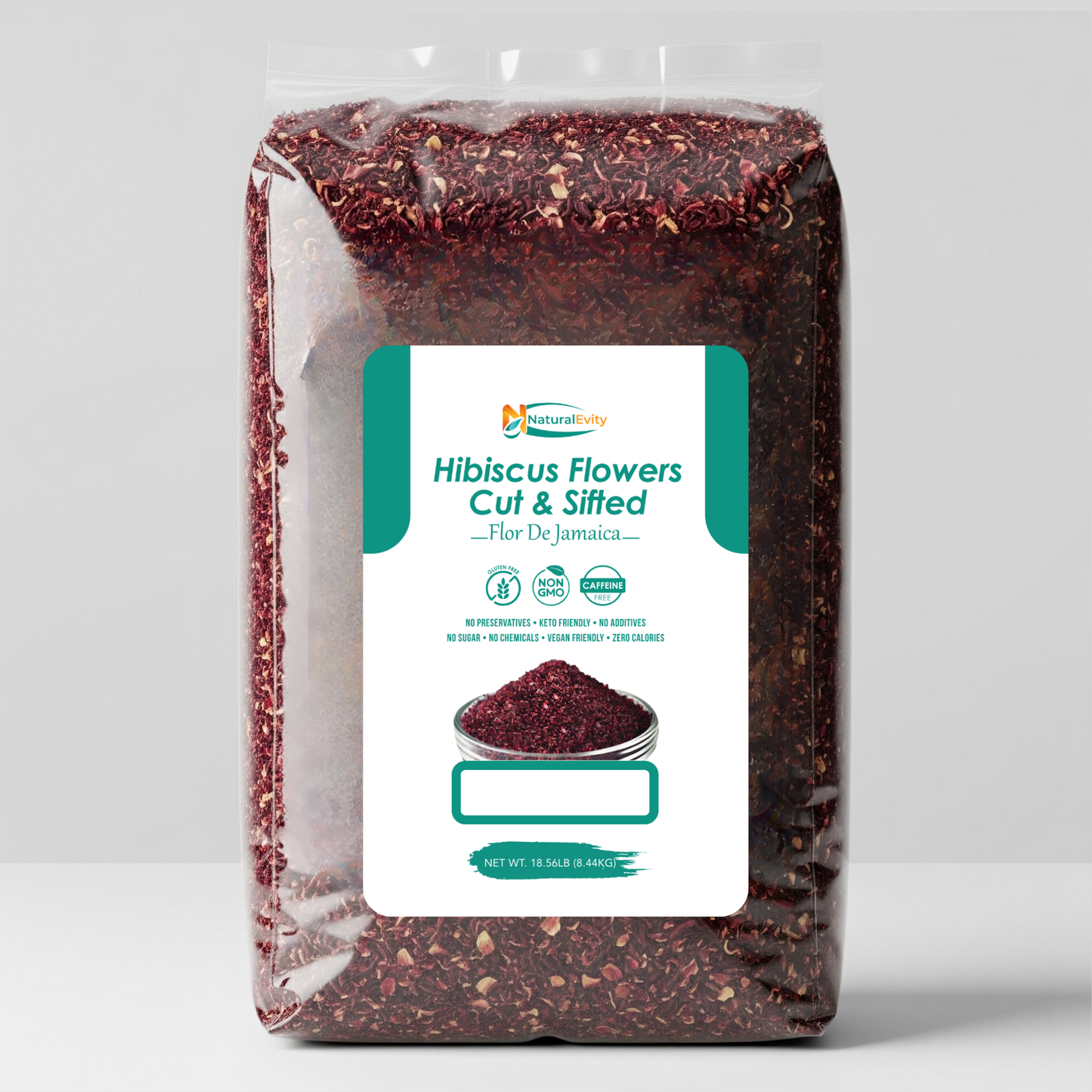 Hibiscus Cut & Sifted – 20 lb (Bulk)